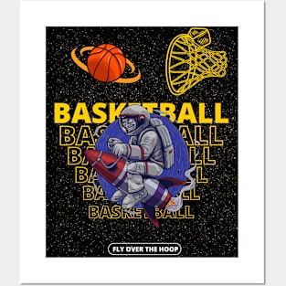 Vintage Retro Basketball Art Design Posters and Art